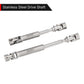 INJORA Drive Shaft D-Shaped Hole Stainless Steel Center Drive Shaft for Axial SCX24 JLU C10 Bronco 1/24 RC Crawler Upgrade Parts