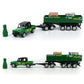 Kid's Farm Toys Tractor Trailer Trucks Vehicle Playset Grain Loader Forklift Pickup Tow Truck Towing Water Tank Log Transport, 1