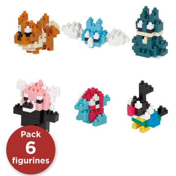 Nanoblock - Pokémon - Type Normal Set 1 (Blind Box Complete Set), Mininano Series Building Kit