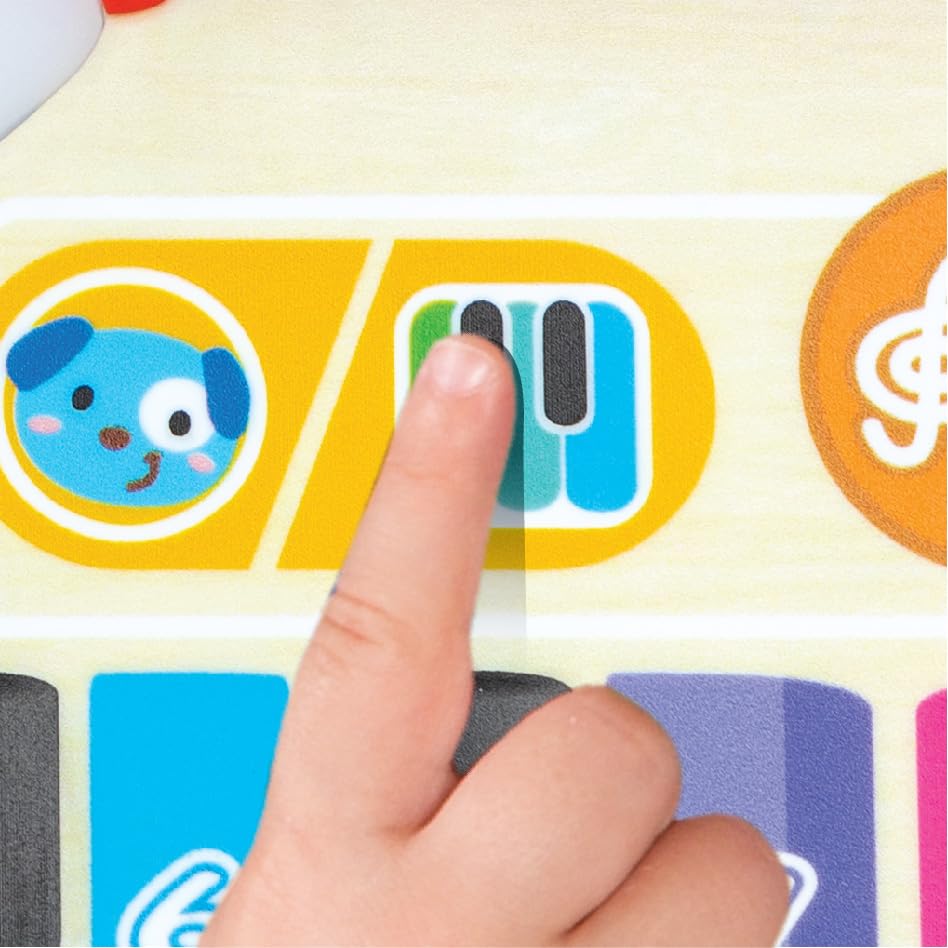 Winfun Baby Maestro Touch Piano Interactive Musical Keyboard With Lights, 8 Instrument & Animal Sounds, Song Cards, & Free Play