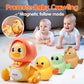 Lustermoon 4 Pcs Baby Toys Musical Duck Crawling Baby Toys Set With Music & Light, Early Learning Educational Toy For Babies 12