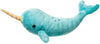 Douglas Narwhal Plush Stuffed Animal, 12" Long, Turquoise/Tan, Polyester, Model 1571