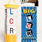 Lcr Big Left Center Right™ Dice Game - Zip Bag (Yellow)