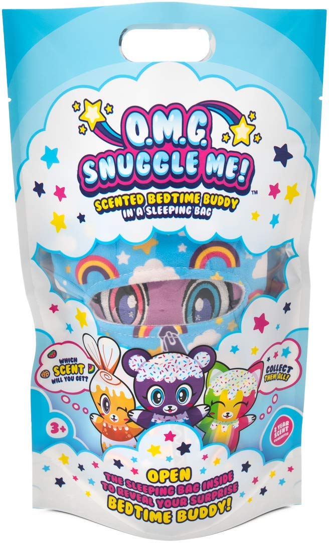 Scentco Omg Snuggle Me! Bedtime Buddies (Sleeping Bag Series), Scented Surprise Collectible 10 Inch Plush Toys (Mystery Blind Ba