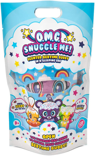 Scentco Omg Snuggle Me! Bedtime Buddies (Sleeping Bag Series), Scented Surprise Collectible 10 Inch Plush Toys (Mystery Blind Ba