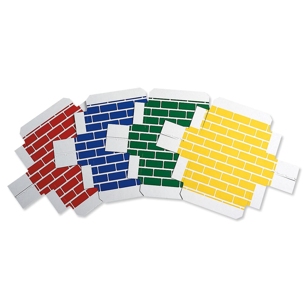 Lillian Vernon Primary Building Bricks - Kids Cardboard Bricks, Each 9' X 4' X 2' (Set Of 24)
