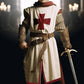 Vzqi Kids Crusader Costume White Medieval Knight Tunic Boys Outfit Renaissance Roman Warrior Sleeveless Costume Halloween With B