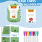336 Words Reusable Writing Drawing Talking Flash Cards Montessori Toys For Toddlers, Pocket Speech Therapy Toys For Ages 1 2 3 4