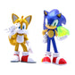 Just Toys Llc Sonic The Hedgehog Action Figures (Metallic 2 Pack - Sonic & Tails)