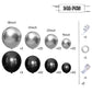 MEBAY Black Silver Balloons Garland Arch Kit, 146Pcs Latex Balloons, 18-5 Inch for Party, Wedding, Birthday Decorations