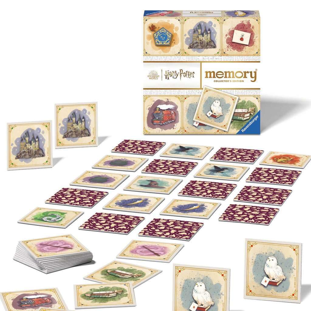 Ravensburger Harry Potter Collector'S Memory Game - Matching Picture Snap Pairs For Kids Age 6 Years Up, Black