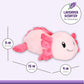 1I4 Group Warm Pals - Axolotl - Cozy Lavender Scented Plush Toys - Stuffed Animal - Coolable Bedtime Comfort Plushie