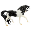 Breyer 75th Anniversary Iberian Horse Figurine - Black and White, 11.5" L x 8.5" H, Model #B-TR-10322, Plastic