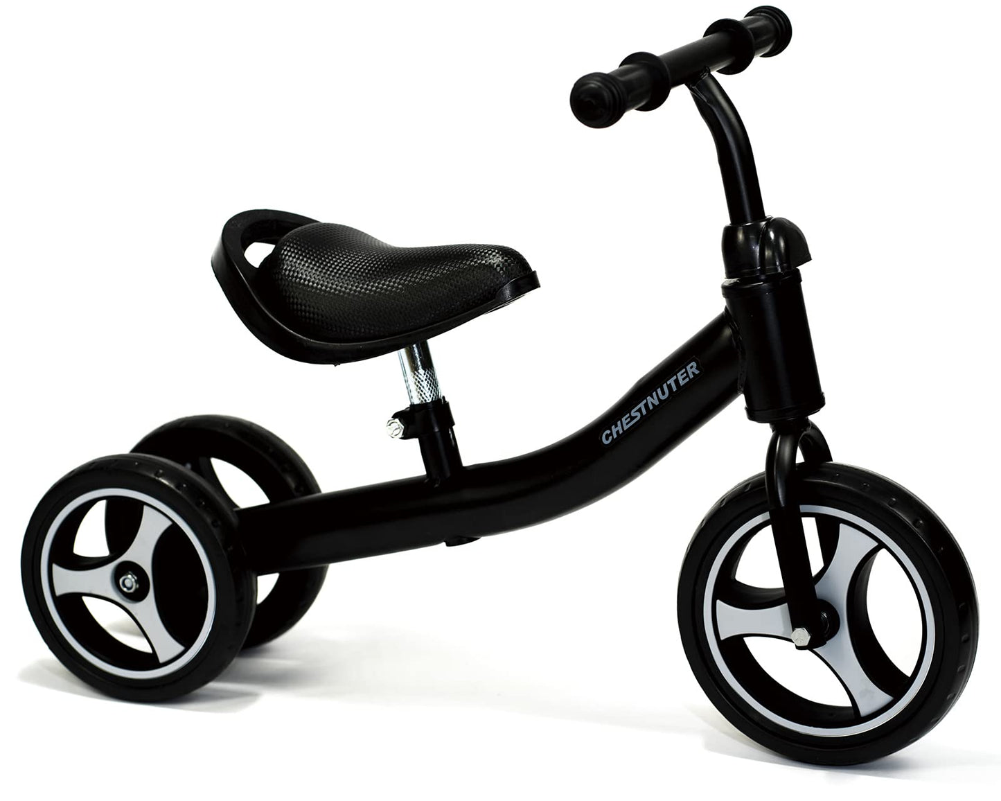 Chestnuter Baby Balance Bike, Toy Gift For 1 2 3 Year Old, Sturdy Toddler Balance Bicycle, Best Birthday Gift For 12-36 Months Boy Girl, Indoor Outdoor Kids Riding Toys With 3 Wheels(Black)