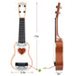 Raimy 17In Ukulele Guitar For Kids - 4 String Mini Learning Instruments Educational Musical Toy For Beginner Toddler Gifts For A