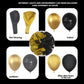 Black Gold Balloons Garland Arch Kit, 134Pcs Metallic Gold And Black Balloons With Different Size For Graduation, Birthday, Anni
