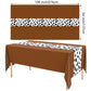 Remagr 54 x 108 Inch Cow Tablecloth for Party Decor Western Table Cloth Cowboy Print Plastic Rustic Table Runner Highland My Fir