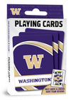 Masterpieces NCAA Washington Huskies Playing Cards  2.5 x 3.5 - enhanced Quality  Educational  and Fun Activity for Kids and Families - Great Gift Idea for Holidays  Birthdays  and Everyday Playtime