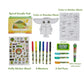 Innovative Designs Baby Yoda Coloring & Sticker Activity Set with Travel Case - Green
