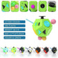 Fidget Dodecagon –12-Side Fidget Toys Cube Relieves Stress And Anxiety Anti Depression Cube For Children And Adults Easter Basket Stuffers Gift Idea (B1 Green)
