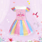 Meland Princess Dress Up For Girls - Dress Up Clothes For Little Girls With Cape, Princess Toys For Girls Age 3,4,5,6 Year Old, Christmas Birthday Gift For Toddler Girls Halloween Role Play