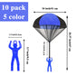 Juuxncgv 10 Pack Parachute Toy Tangle Free tossing Toy Parachute Outdoor Toss It Up Flying Toys for Kids Gifts(5 Colors)