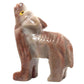 Nelson Creations, Llc 1.5 Inch Wolf Natural Soapstone Hand-Carved Animal Charm Totem Stone Carving Figurine