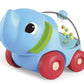 Lisciani - Elephant Car and Puzzles for Babies - Educational Game - Sensory Development - Small Car with Balls - from 1 to 4 Yea