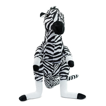 Randimals Zebra Style Kangaroo Plush Stuffed Toy 15   Soft & Huggable  enhanced Quality Hybrid Animal Friend Encourages Adventure & Imagination