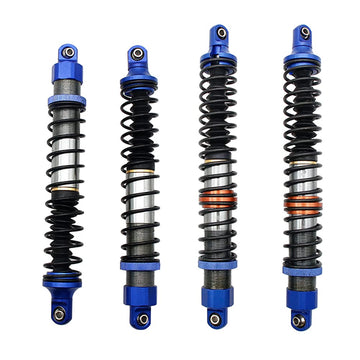 FLMLF Aluminum Front and Rear Oil Shocks Kit Blue Shocks Oil Filled For 1/5 Rc car Hpi Baja 5B SS 5T 5SC RC Car Parts