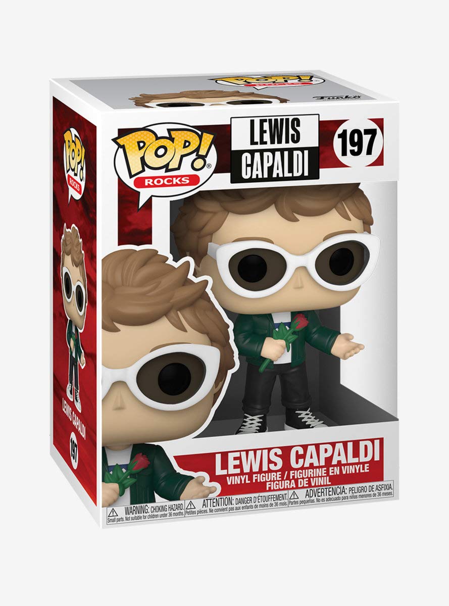Funko Pop! Music Lewis Capaldi Figure - Vinyl Collectible, Multicolor, One Size, Model 52938