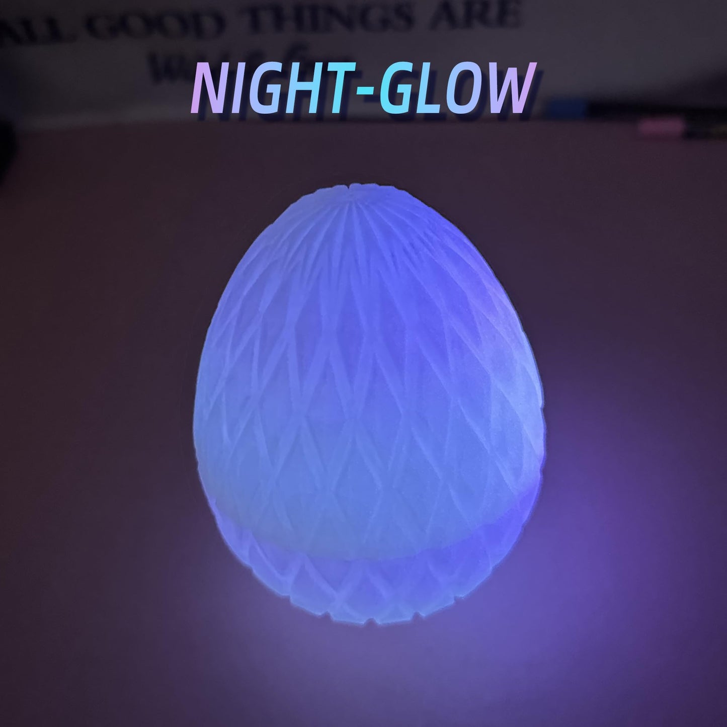 Flavery 3D Printed Flying Dragon Egg - Winged Dragon In Diamond Easter Eggs, Flexible Crystal Animal Inside, Mystery 3D Gift, De