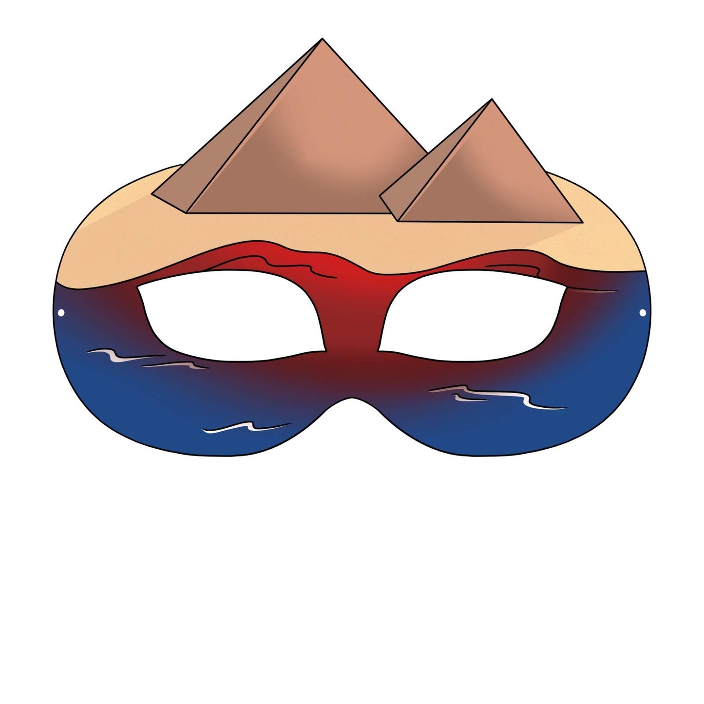 The Dreidel Company Passover Plague Masks, Laminated Pesach Face Masks 10 Masks