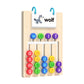 TRENDIVIBE Sight Words Games Wooden Spelling Game for Boys Girls Kids Ages 3 4 Years Old
