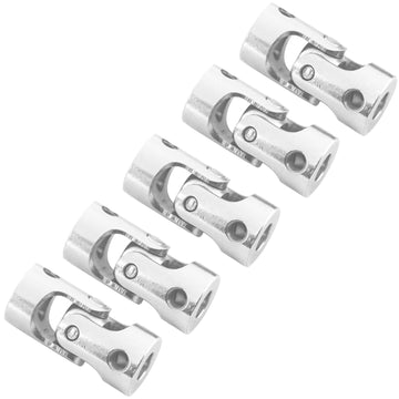 5Pack Vgoohobby Universal Rotatable Steering Shaft U Joint Coupling Motor Connector Coupler for RC Car Robot Crawler Boat (6mm t