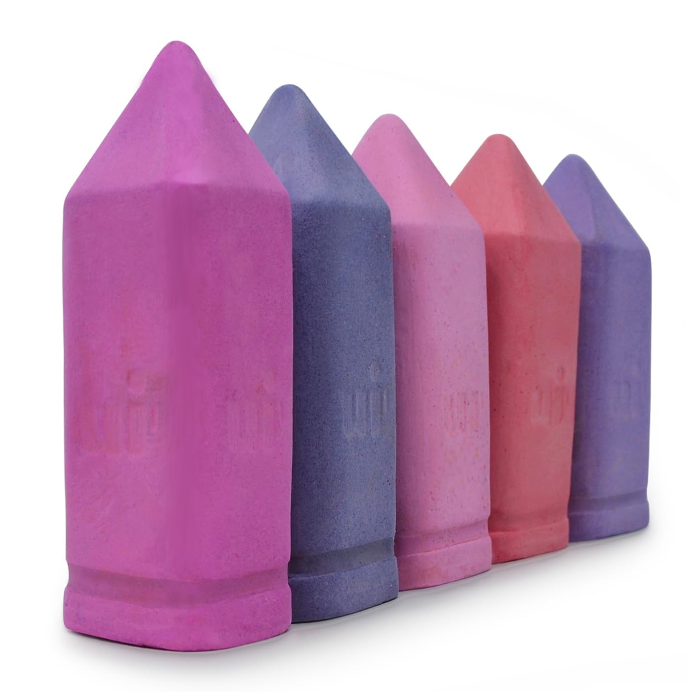 Urban Infant Non-Toxic Sidewalk Chalk for Toddlers and Kids - Washable Outdoor Jumbo Chalk - Berry Land