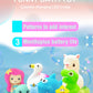 No Hole Light Up Bath Toys, 9Pcs Flashing Colourful Bathtub Mermaid Toy With Storage Bag And Net Fishing For Swimming Pool Party