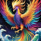Tulip N Turtle Phoenix Diy Acrylic Paint By Number Kit For Adults Beginner Canvas Painting By Number Acrylic Painting. Wall Deco
