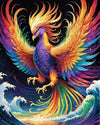 Tulip N Turtle Phoenix Diy Acrylic Paint By Number Kit For Adults Beginner Canvas Painting By Number Acrylic Painting. Wall Deco