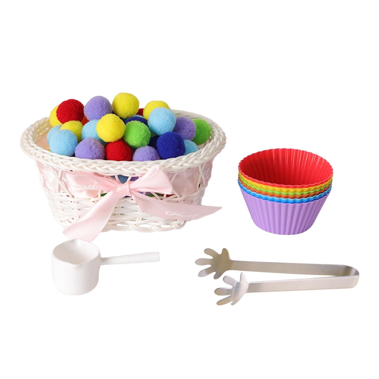 Ilsmysutra Puzzle Toy Early Educational Cognition Hand Eye Coordination For Toddler Rattan Basket|Toys For Baby|Developmental Ba