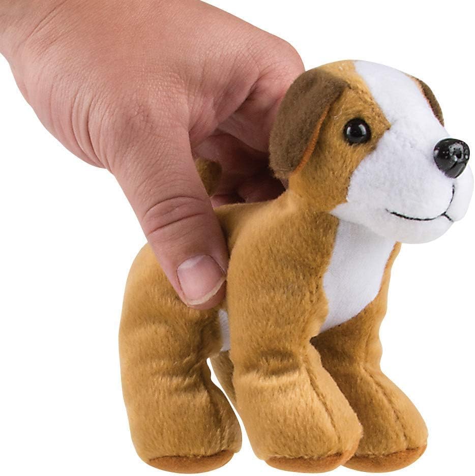 Bedwina Plush Puppy Dogs - (Pack Of 72) 6 Inches Tall Stuffed Animals Bulk Assorted Puppies And Cute Stuffed Plushed Dog Puppies
