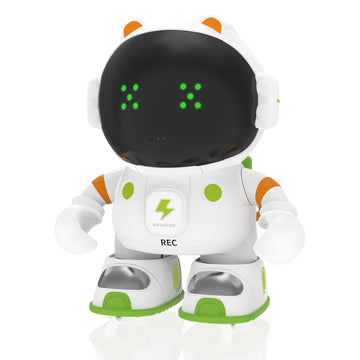 Kaekid Voice Control Robots For Kids, Astronaut Interactive Smart Robotic With Touch Sensor, Speech Recognition, Singing, Dancing, Repeating And Recording, Robot Toy For 3-8 Year Old Boys Girls