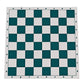 We Games- Tournament Roll Up Vinyl Chess Board- Green And White