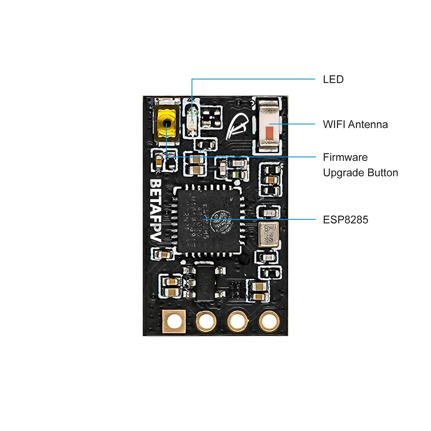 Betafpv Expresslrs Opentx Mini Nano Receiver High Refresh Rate Long Range Performance For Fpv Racing Drone