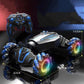 LOOZIX Upgraded Hand Gesture Sensing RC Stunt Car with Lights Music, Spray Fog Steam Gesture RC Car Remote Controll Transformed