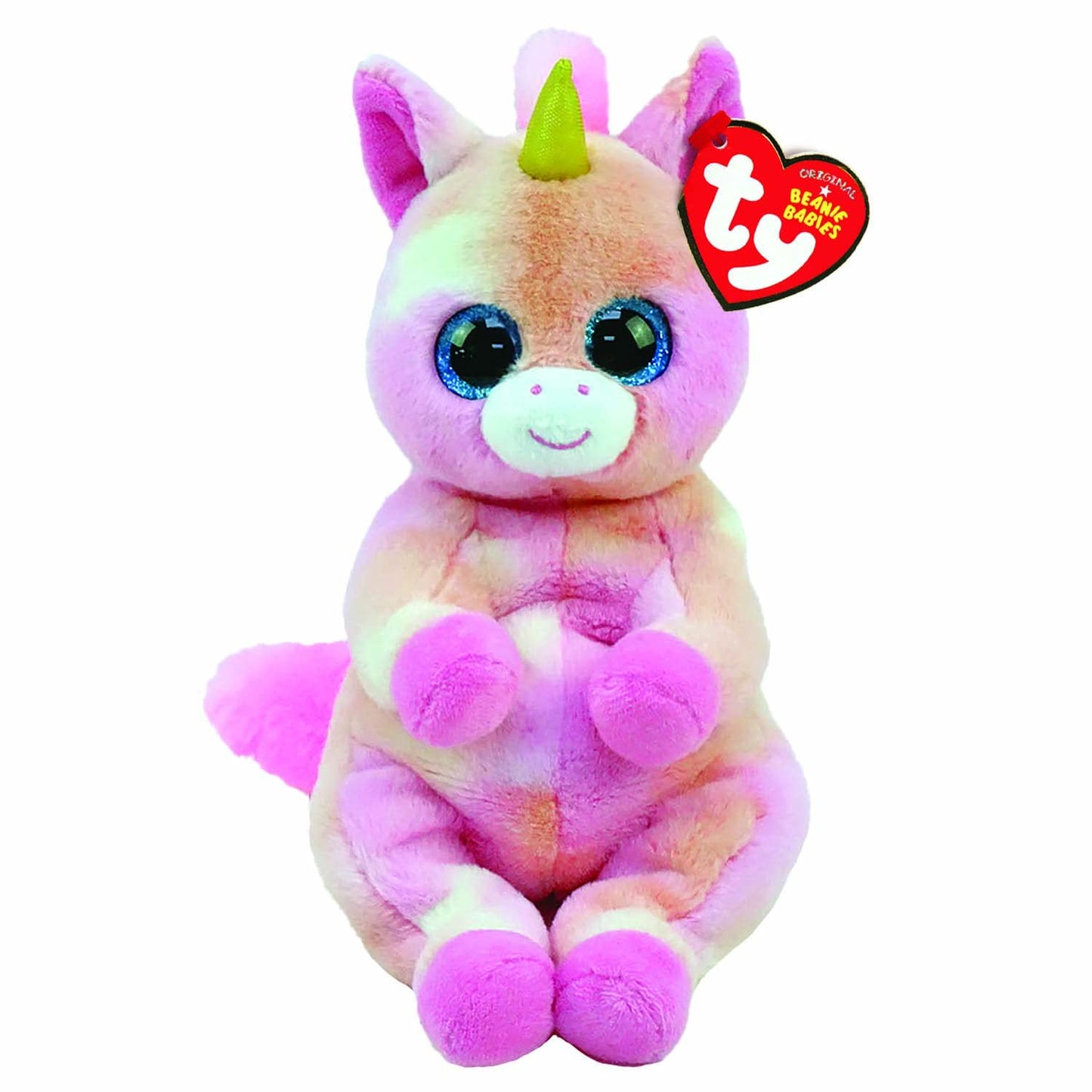 Ty Beanie Babies Unicorn Skylar - 15cm Pink Plush Toy, Model 2009125