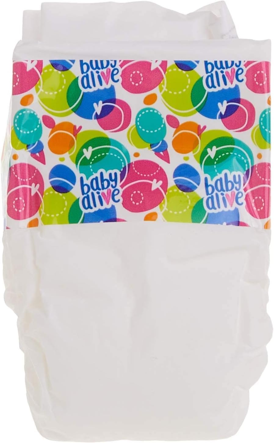 Baby Alive Doll Diaper Refill - 4-Pack Multicolor Accessories for Baby Dolls, Model E9119, Ideal for Ages 3+