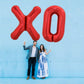 Toniful 40 Inch Large Bright Red Letter Balloons A-Z, Giant Jumbo Helium Foil Mylar Big Letter X Balloons For Birthday Party Ann