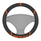 FANMATS 14825 NCAA University of Texas Longhorns Polyester Steering Wheel Cover , 15x15, Black