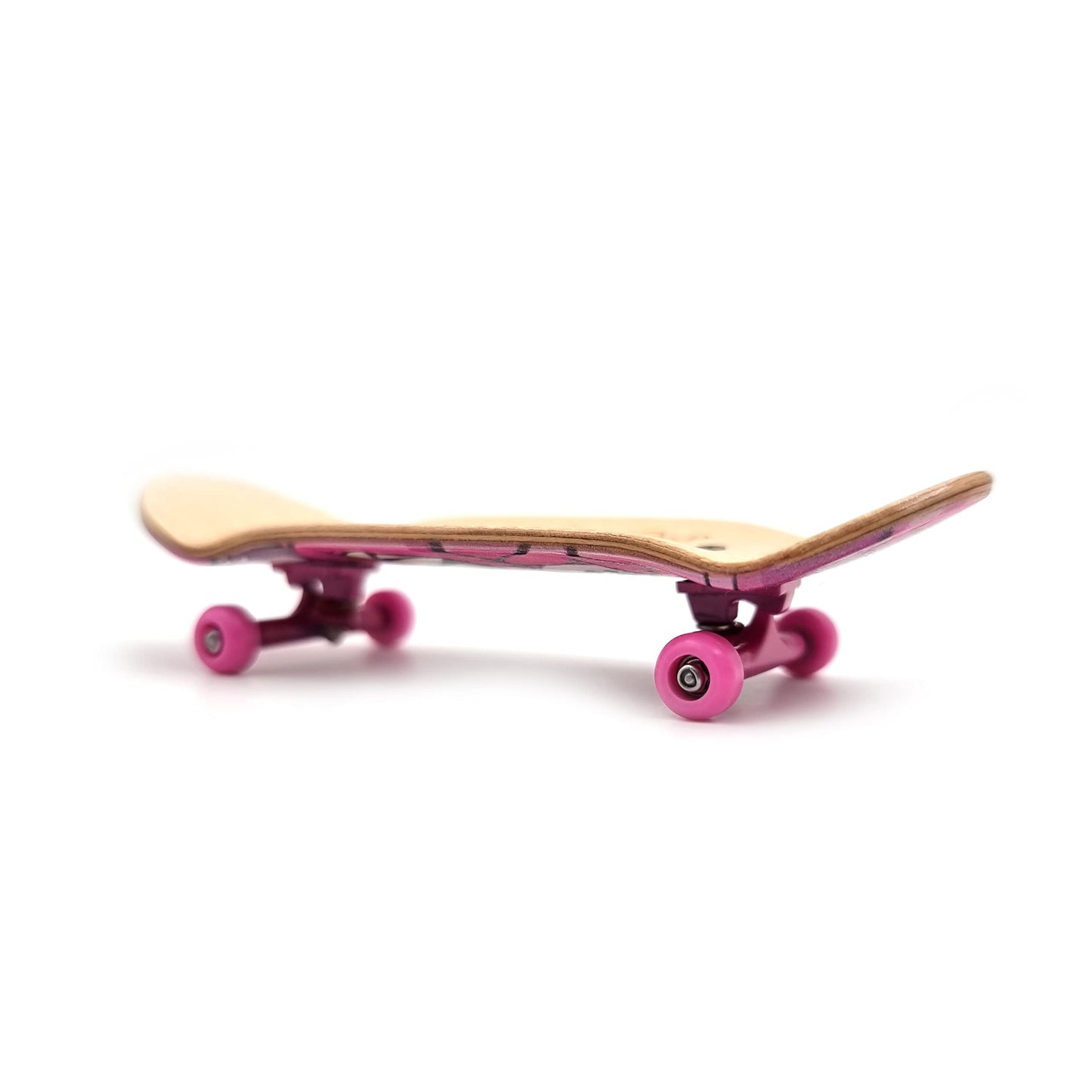 SPITBOARDS Fingerboard Bearing Wheels, CNC Polyurethane, Set of 4, Finger Skate (Brown)